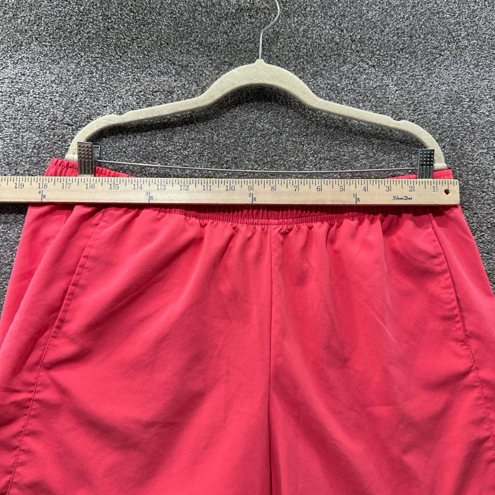 Nike Womens XL Pink Athletic Running Shorts Elastic Drawstring Waist Sporty Gym